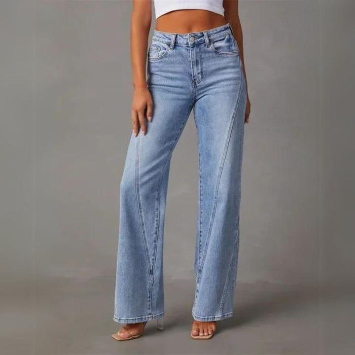 Carmen | Damen High-Rise Denim Jeans mit Weiten Beinen