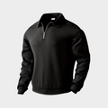 Alexander | Herren Pullover mit halbem Reißverschluss Freizeitshirt