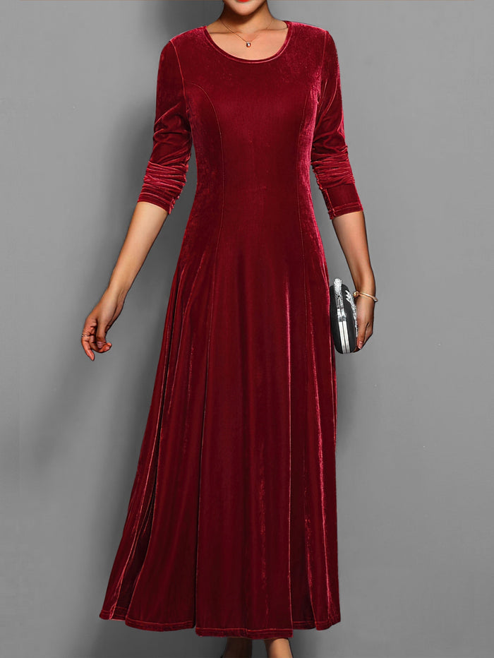 Julia | Damen Slim-Fit-Kleid in voller Länge für besondere Anlässe