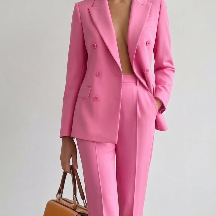 Amelie | Damen Tailliertes Business Anzug Set