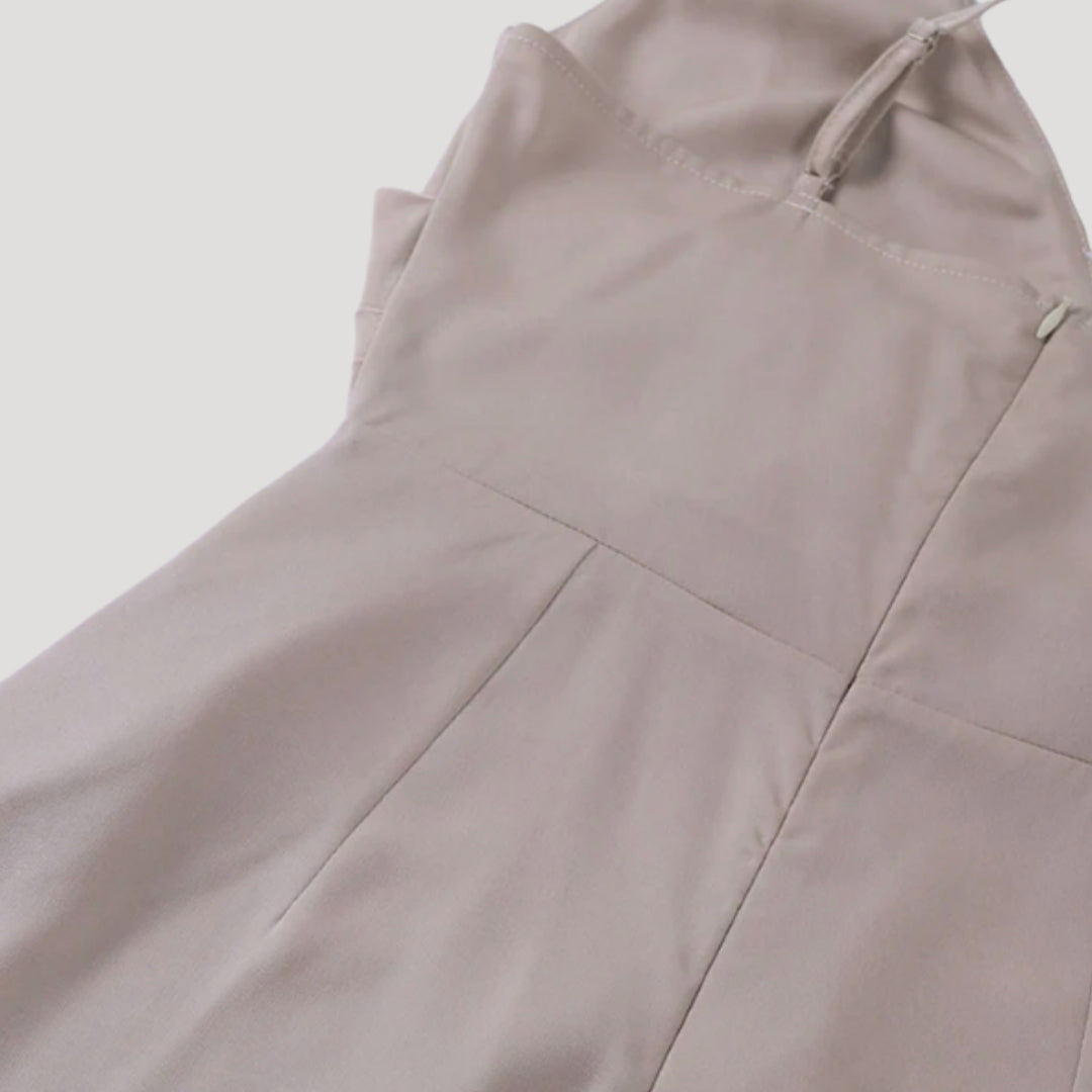 Nadine | Damen Maxi Kleid mit Schlitz für Hochzeitsgäste