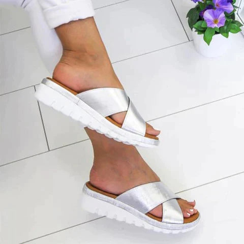 Christa | Damen Sommer Orthopädische Stil Sandalen