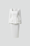 Annika | Damen Modernes Zweiteiliges Rockanzug Set