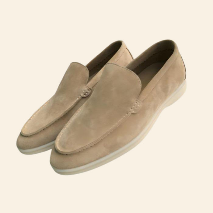Herren Wildleder Slipper Slip-On Mokassins