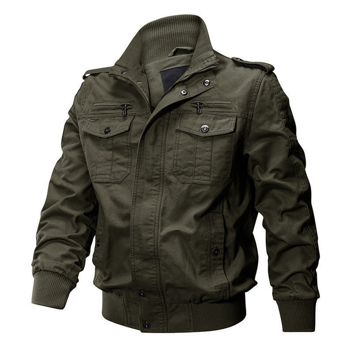 Herren Fieldjacke mit Stehkragen und Brusttaschen