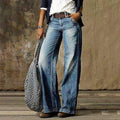 Sarah | Damen Vintage Denim Jeans mit Weiten Beinen