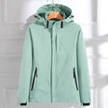 Angela | Damen funktionale Jacke mit Reißverschluss und Kapuze