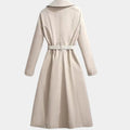 Mia | Damen Eleganter Gürtel-Trench Coat Klassischer Midi-Schnitt