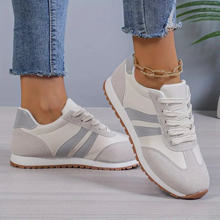 Damen Orthopädische Sneaker mit Schnürung und Dämpfung