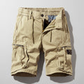 Lukas | Herren Combat Work Cargo Short Elastikbund Mehrfachtaschen