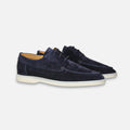 Thomas | Herren Wildleder-Optik Schnürloafer Bootsschuh-Derby