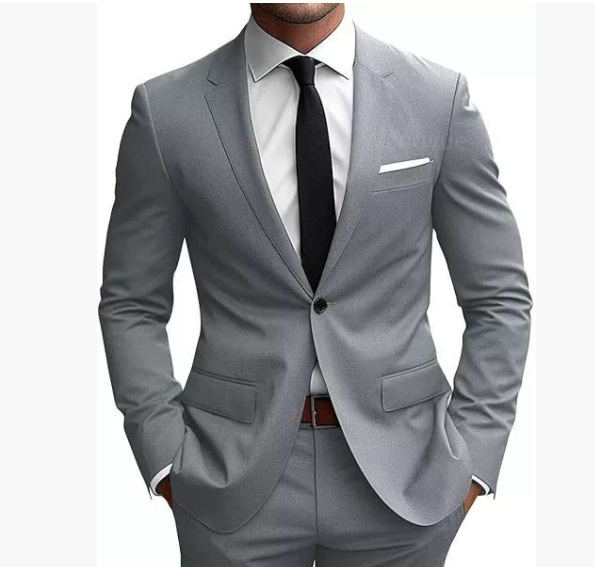 Elias | Eleganter Herren Frühjahrs Slim Fit Anzug