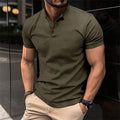 Sebastian | Herren Slim Knopfleiste Freizeit T-Shirt