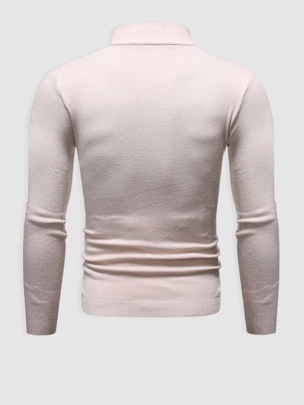 Alexander | Herren Frühlings Slim-Fit Rollkragenpullover