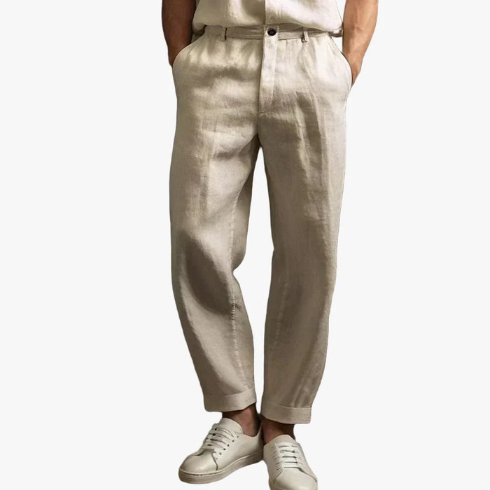 Herren Hose mit Kordelzug und Seitentaschen